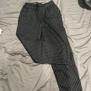 FOREVER 21 SIZE XS STRIPES PANTS